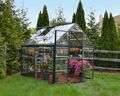 Växthus Harmony 4,6 m² Mörkgrå Canopia by Palram